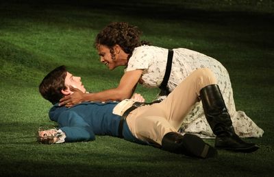 Stark Sands and Audra McDonald Photo