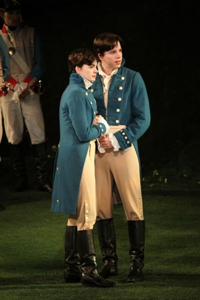 Anne Hathaway and Stark Sands Photo