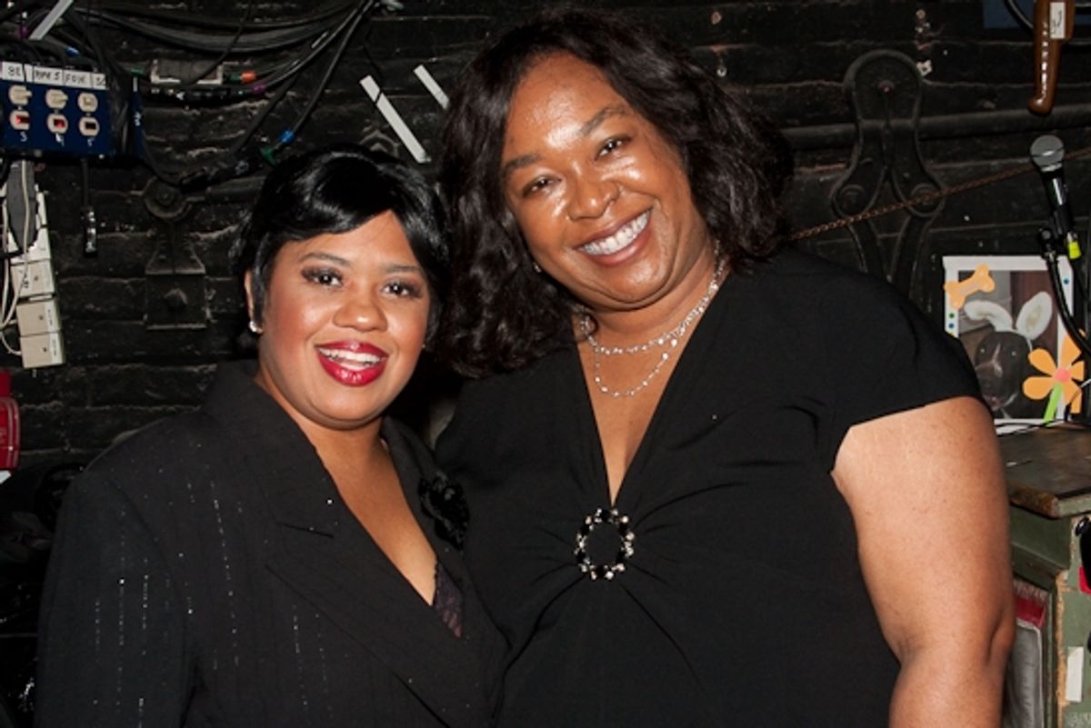Chandra Wilson and Shonda Rhimes at 