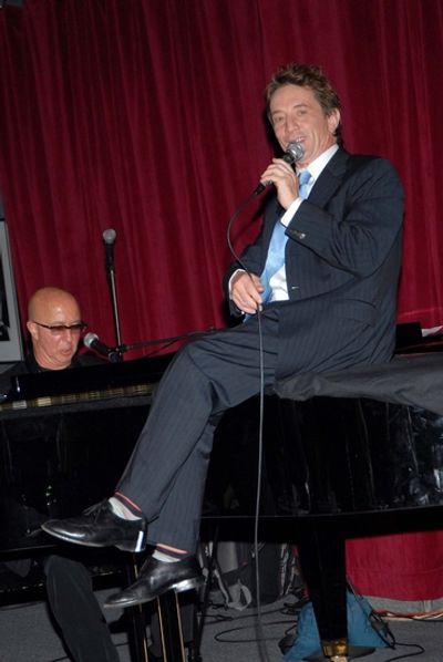 Paul Shaffer and Martin Short Photo