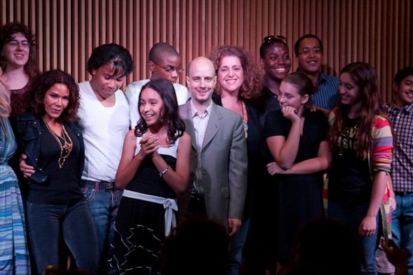 Daphne Rubin-Vega, Taro Alexander, Mary Testa and the Our Time gang! Photo