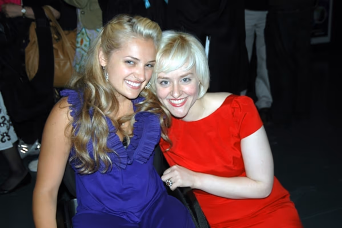 Ali Stroker and Sarah Galli (Producer of Event) at Born For Broadway - Christopher and Dana Reeve Foundation Gala