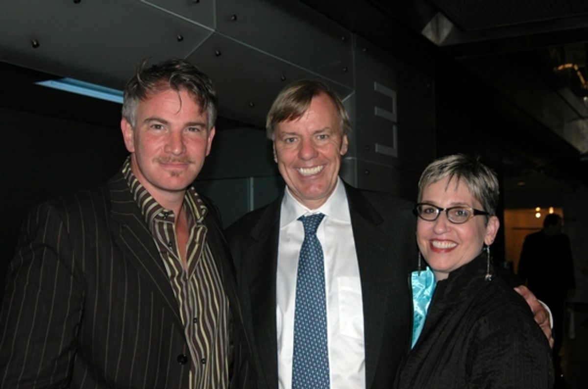 Douglas Sills, Peter Wilderotter, and Marcia Milgrom Dodge at 