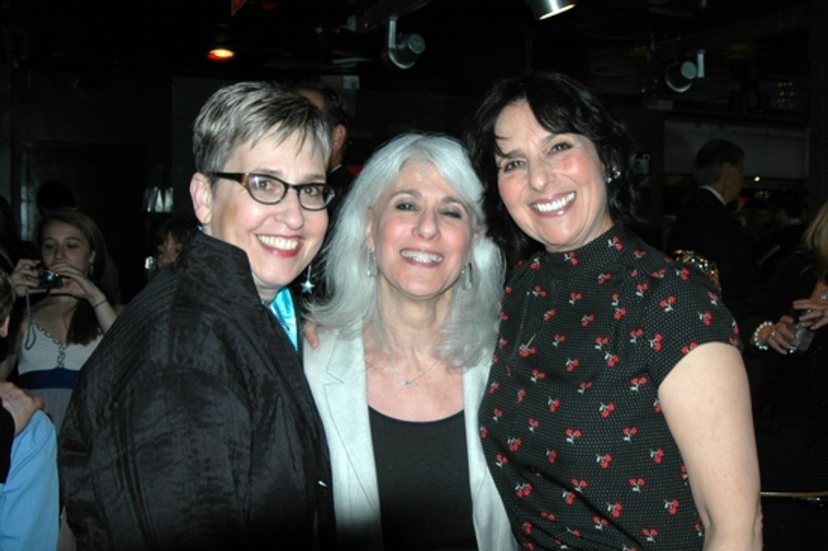 Marcia Milgrom Dodge, Jamie deRoy and Loni Ackerman at Born For Broadway - Christopher and Dana Reeve Foundation Gala