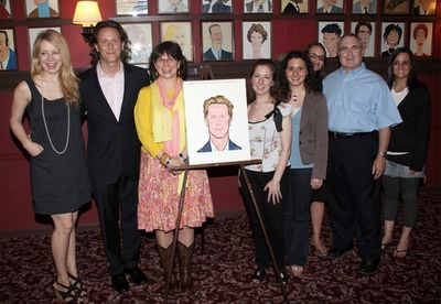 Roundabout Theatre Company 'family' cheers Steven Weber on! Photo