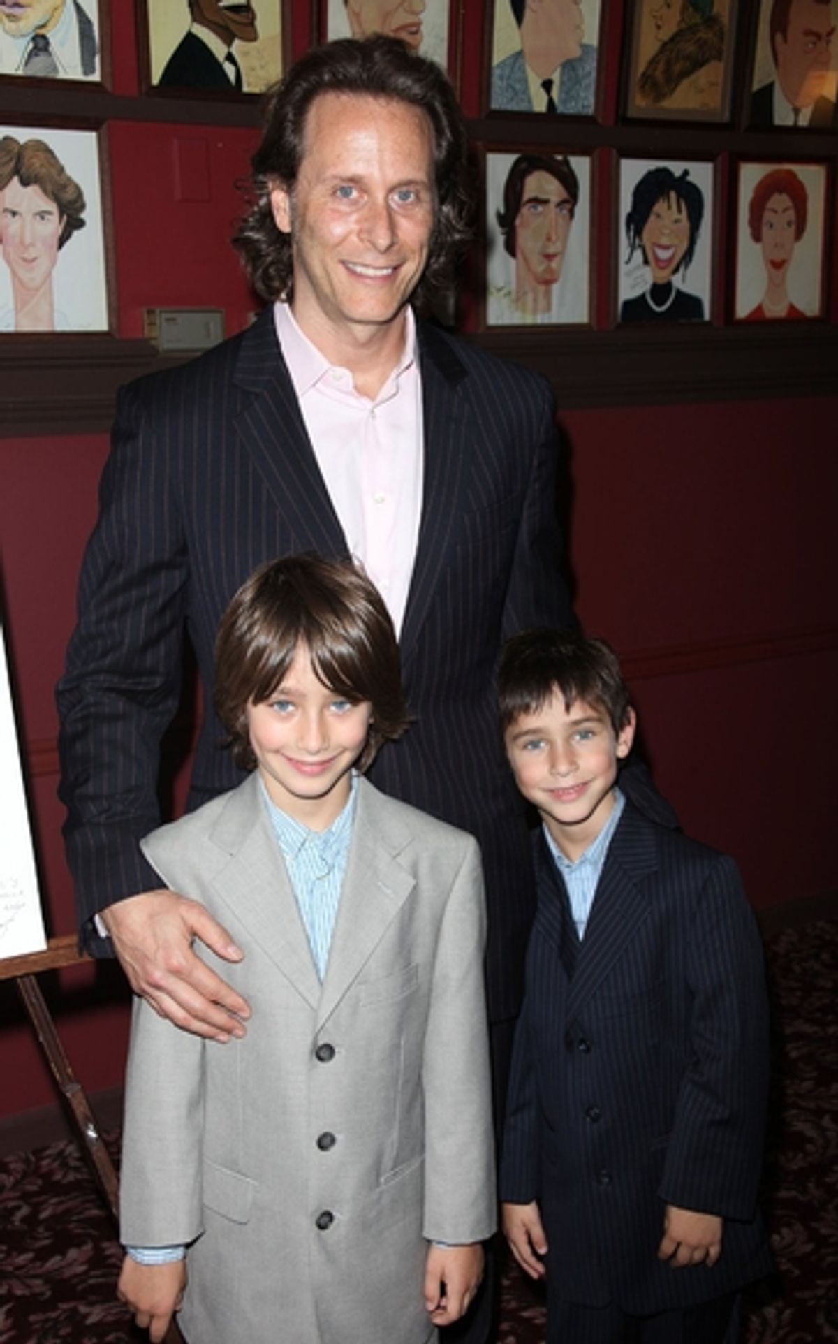Steven Weber, Jack Weber and Alfie Weber at 