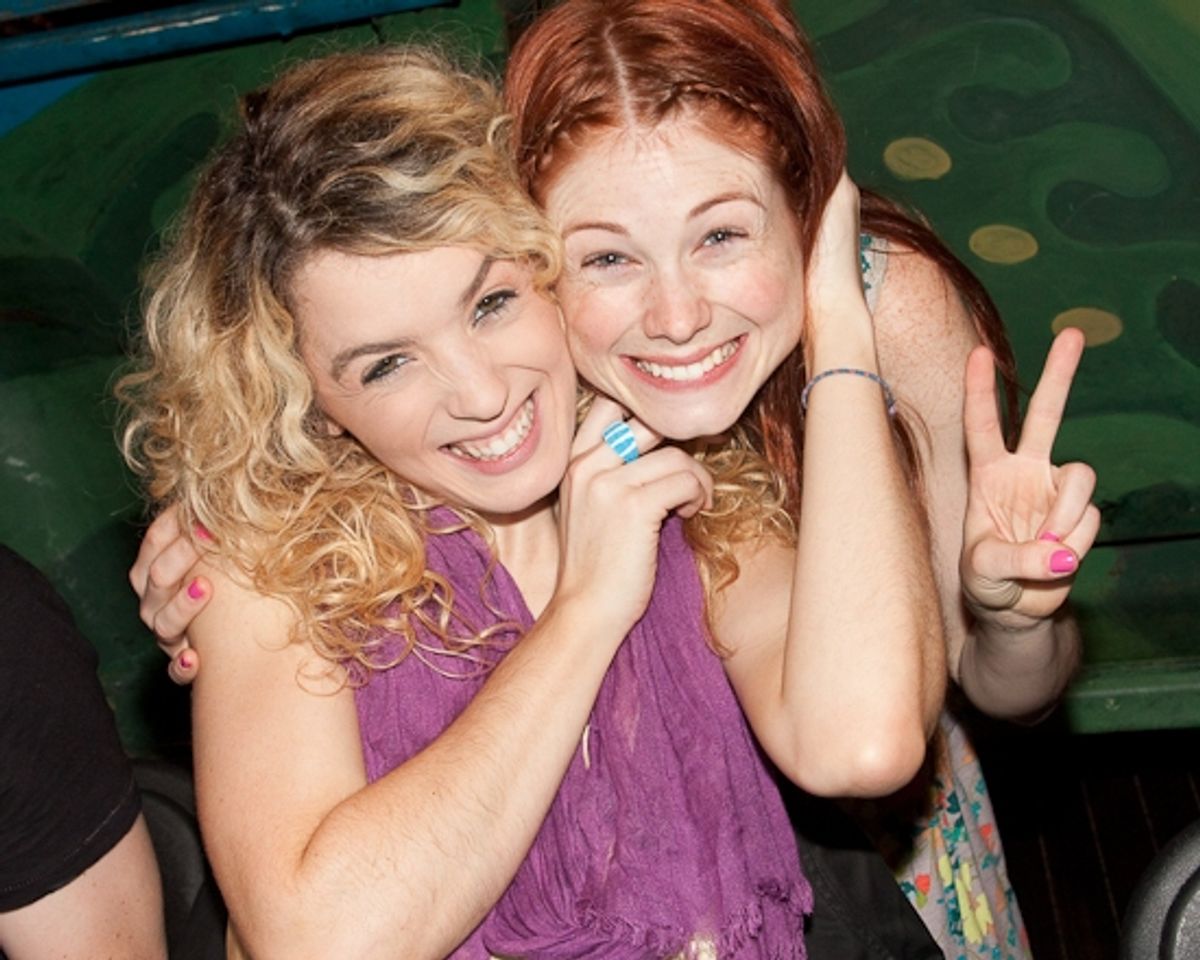 Kacie Sheik and Allison Case at 