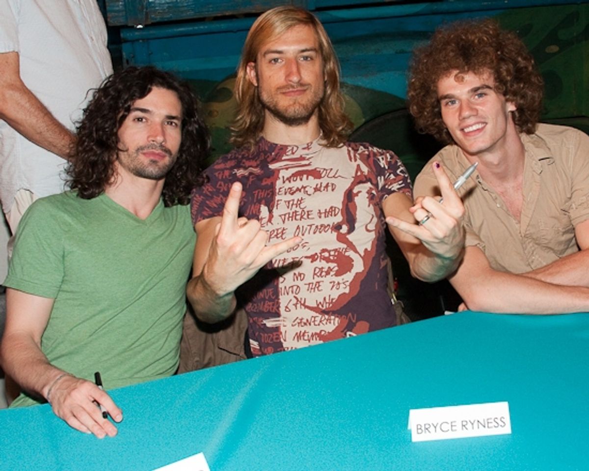 Paris Remillard, Bryce Ryness, and Jay Armstrong Johnson at 