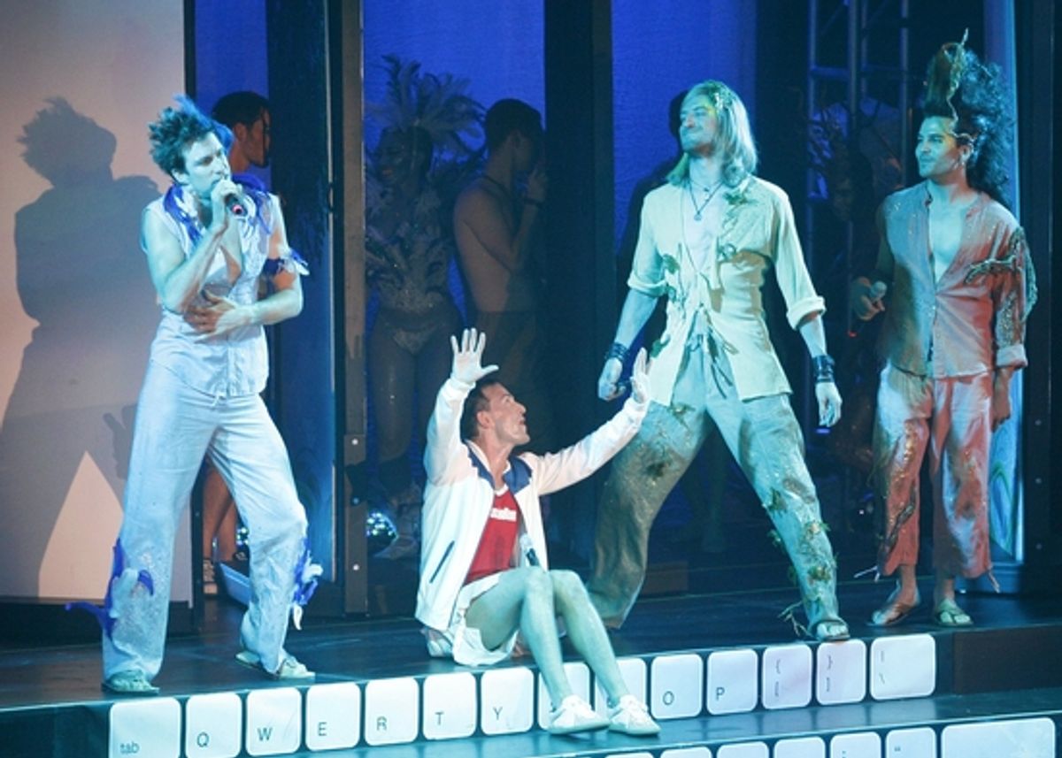 Gavin Creel, Daniel Reichard, Bryce Ryness and Steel Burkhardt at 