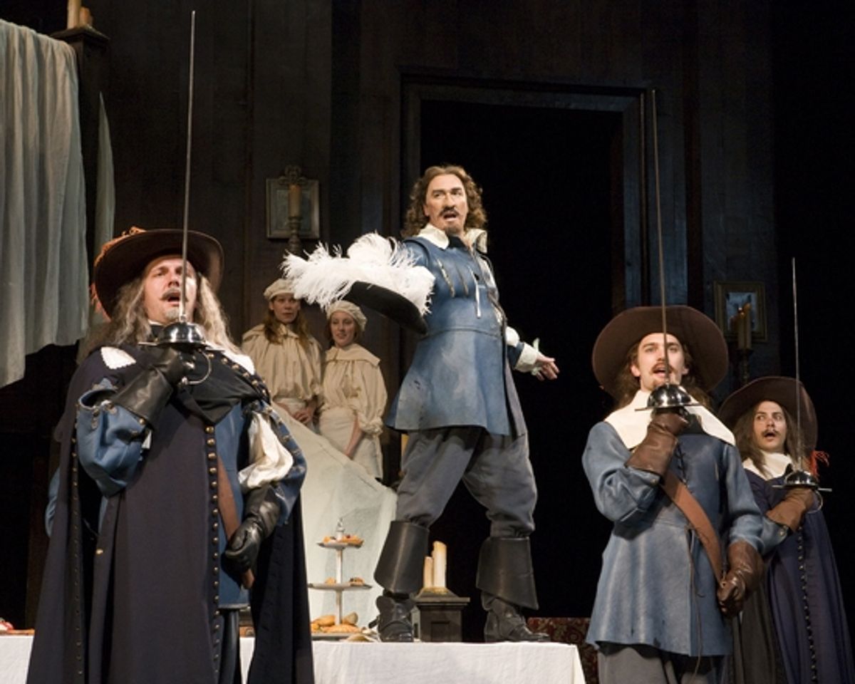 Steven Marzolf, Patrick Page, Jordan McArthur, Tony Von Halle, Barbra Wengerd, and Brooke Novak at 