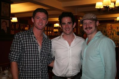 Spencer Liff, Andy Blankenbuehler and Jeremy Davis Photo
