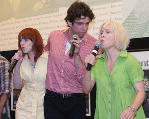 Celina Carvajal, Nick Cordero, and Nancy Opel @ BroadwayWorld Celina Carvajal, Nick Cordero, and Nancy Opel Photo