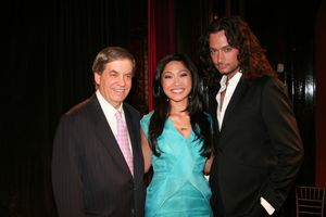 Michael Pressman, Julie Chang and Constantine Maroulis Photo