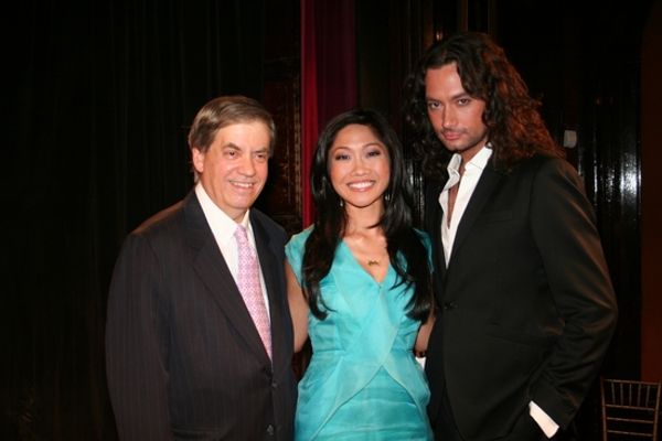 Michael Pressman, Julie Chang and Constantine Maroulis Photo