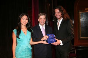 Julie Chang, Michael Pressman and Constantine Maroulis Photo