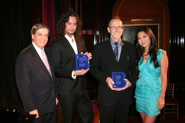 Michael Pressman, Constantine Maroulis, Honoree Alan Momeyerand Julie Chang Photo