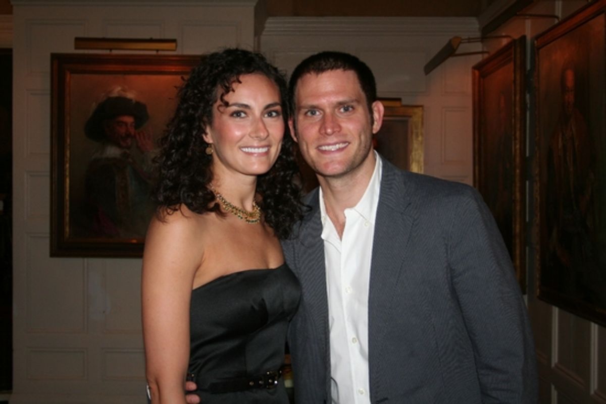 Laura Benanti and Steven Pasquale at 