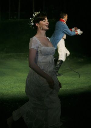 Anne Hathaway and Raul Esparza Photo