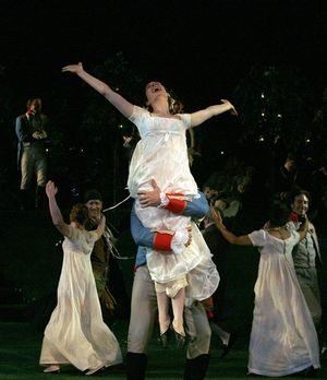 Anne Hathaway and Raul Esparza @ BroadwayWorld Anne Hathaway and Raul Esparza Photo