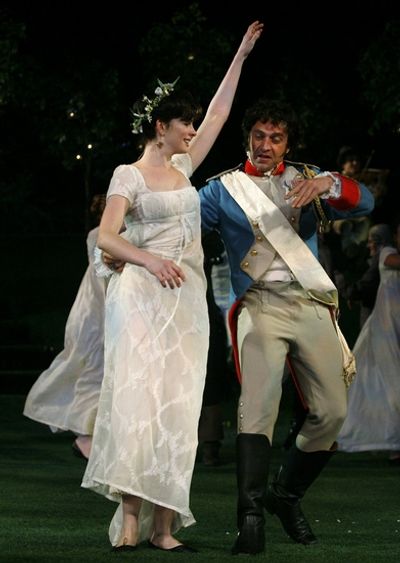 Anne Hathaway and Raul Esparza Photo