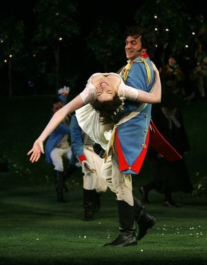 Anne Hathaway and Raul Esparza Photo