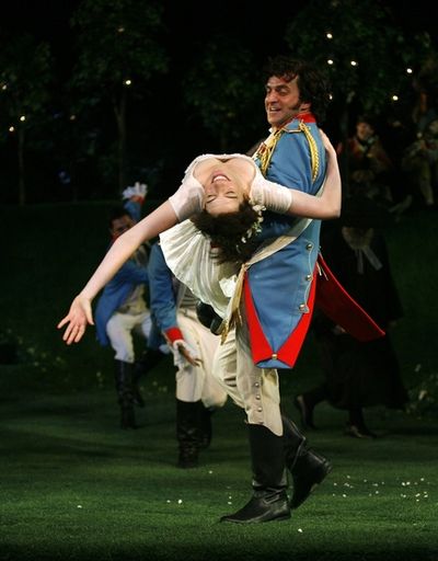 Anne Hathaway and Raul Esparza Photo