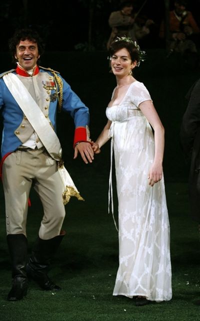 Anne Hathaway and Raul Esparza Photo