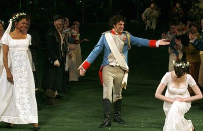 Audra McDonald, Raul Esparza and Anne Hathaway Photo