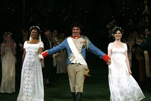 Audra McDonald, Raul Esparza and Anne Hathaway Photo