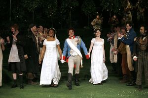 Audra McDonald, Raul Esparza and Anne Hathaway Photo