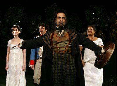 Audra McDonald, Raul Esparza and Anne Hathaway Photo