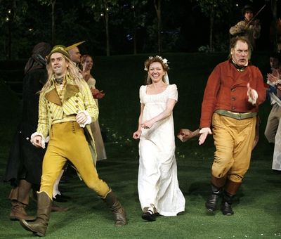 Hamish Linklater, Julie White and Jay O. Sanders Photo