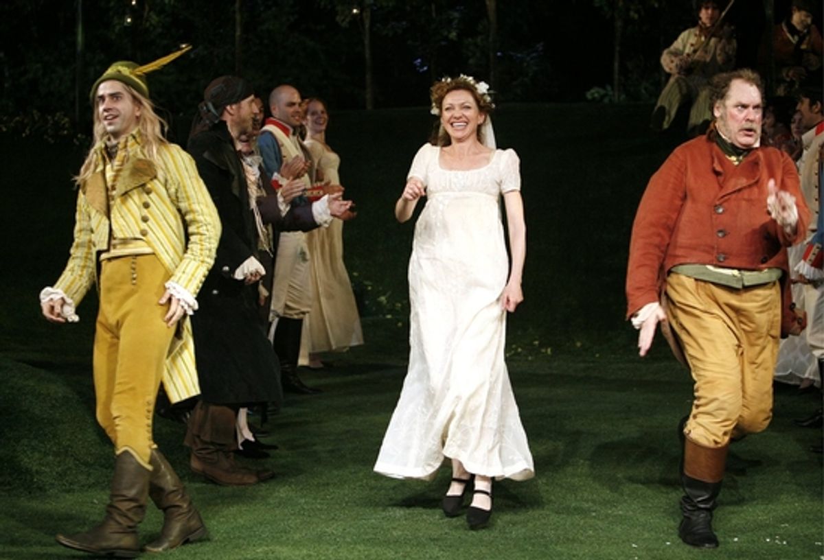 Hamish Linklater, Julie White and Jay O. Sanders at 