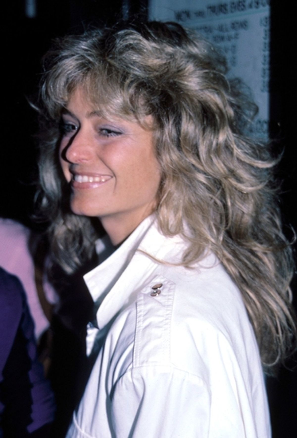 Farrah Fawcett 1985 at 
