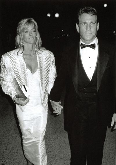 Farrah Fawcett and Ryan O'Neal 1985 Photo