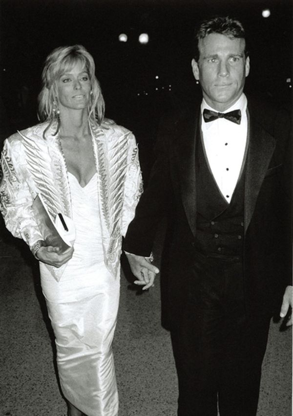 Farrah Fawcett and Ryan O'Neal 1985 Photo