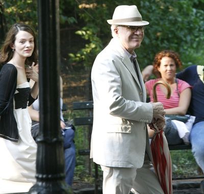 Anne Stringfield and husband Steve Martin Photo