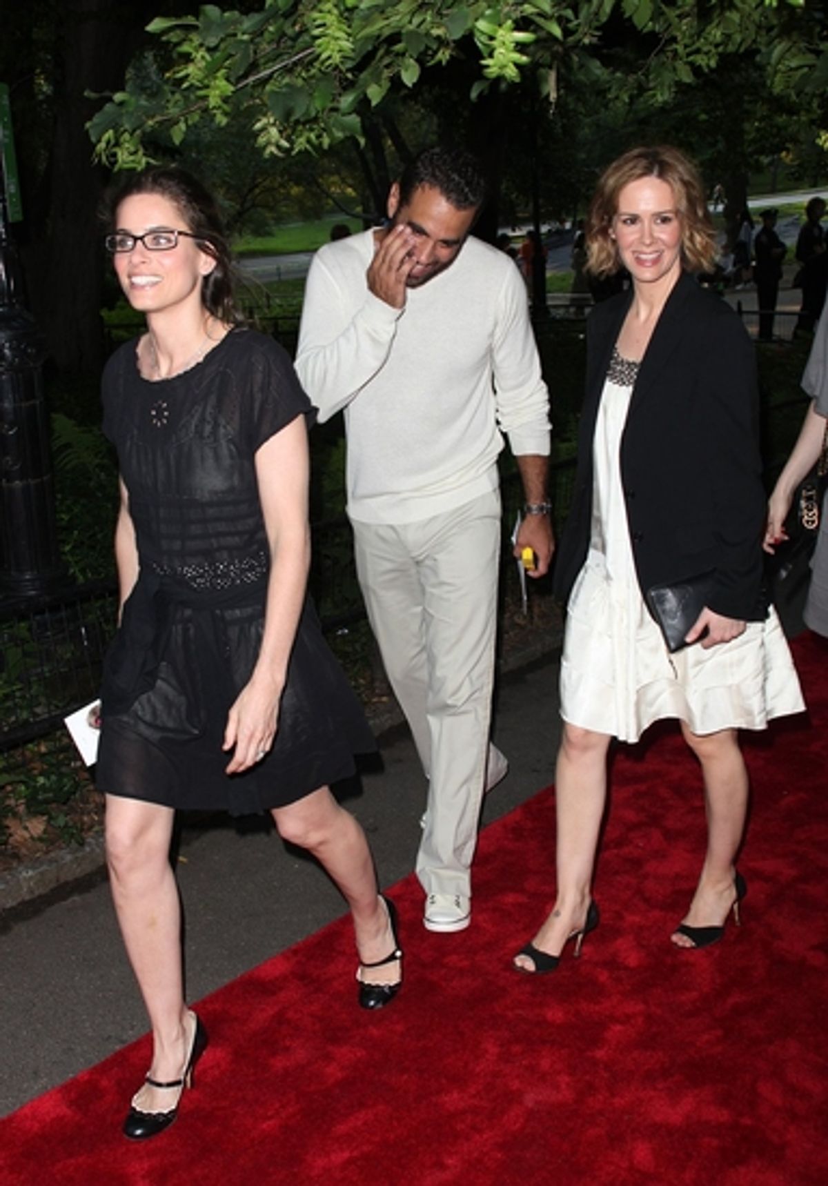 Amanda Peete, Bobby Cannavale and Sarah Paulson at 