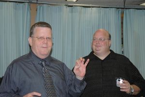 James Morgan (Producing Artistic Director) and  Ric Stonebeck Photo