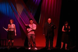 Jackie Hoffman, B.D. Wong, Frank DeCaro and Rachel Dratch @ BroadwayWorld Jackie Hoffman, B.D. Wong, Frank DeCaro and Rachel Dratch Photo