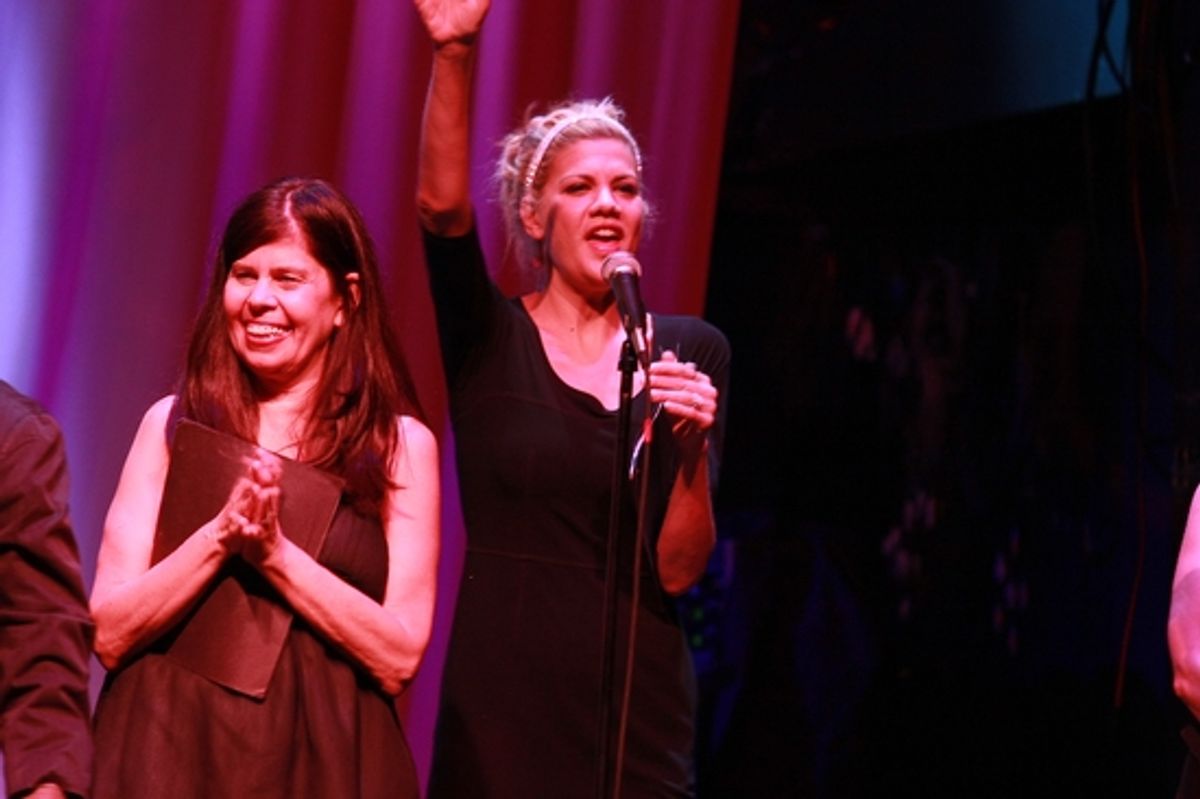 Dayle Reyfel and Kristen Johnston at 