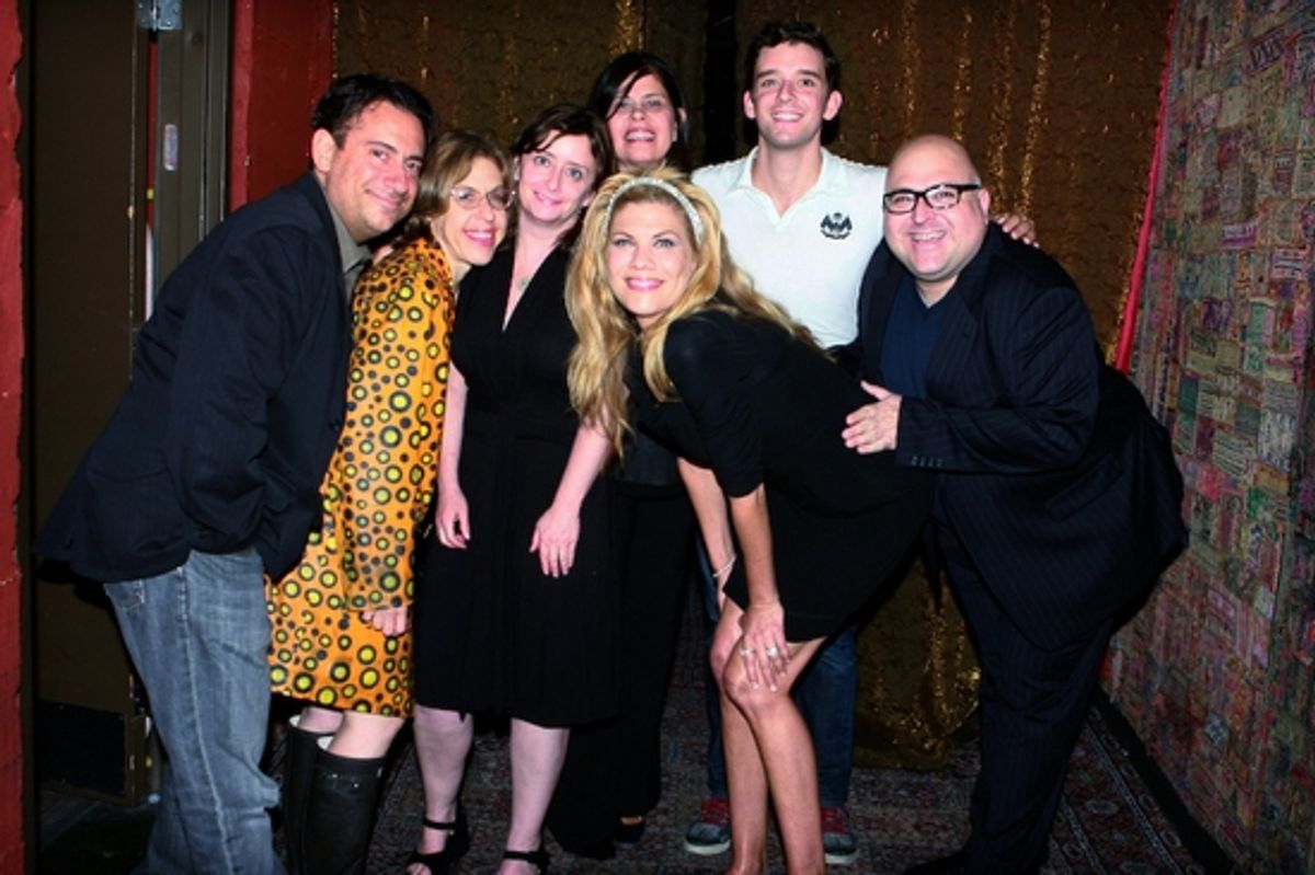 Eugene Pack, Jackie Hoffman, Rachel Dratch, Dayle Reyfel, Kristen Johnston, Michael Urie and Frank DeCaro at 