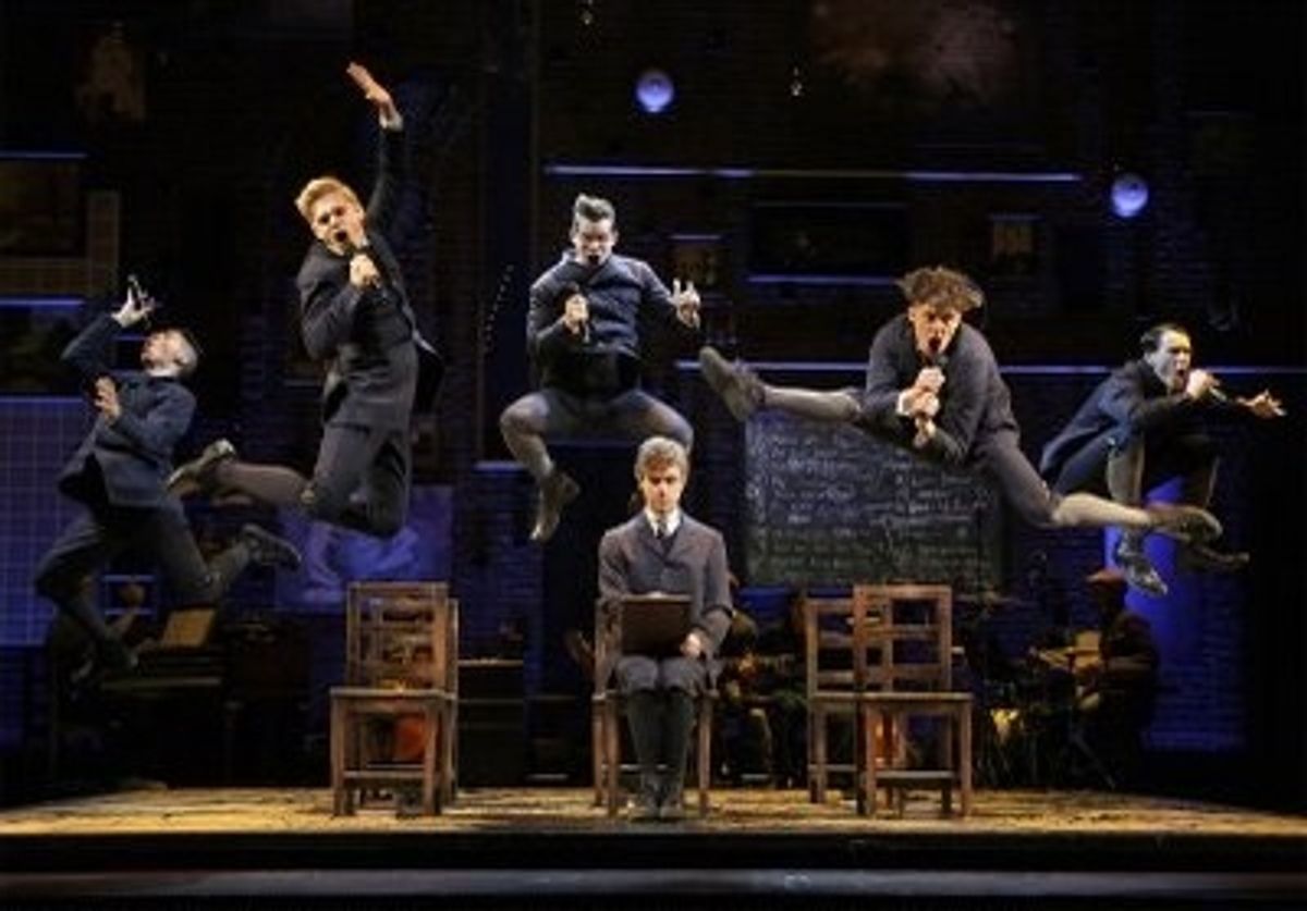 Anthony Lee Medina, Andy Mientus, Matt Shingledecker, Kyle Riabko, Blake Bashoff, and Ben Moss at 