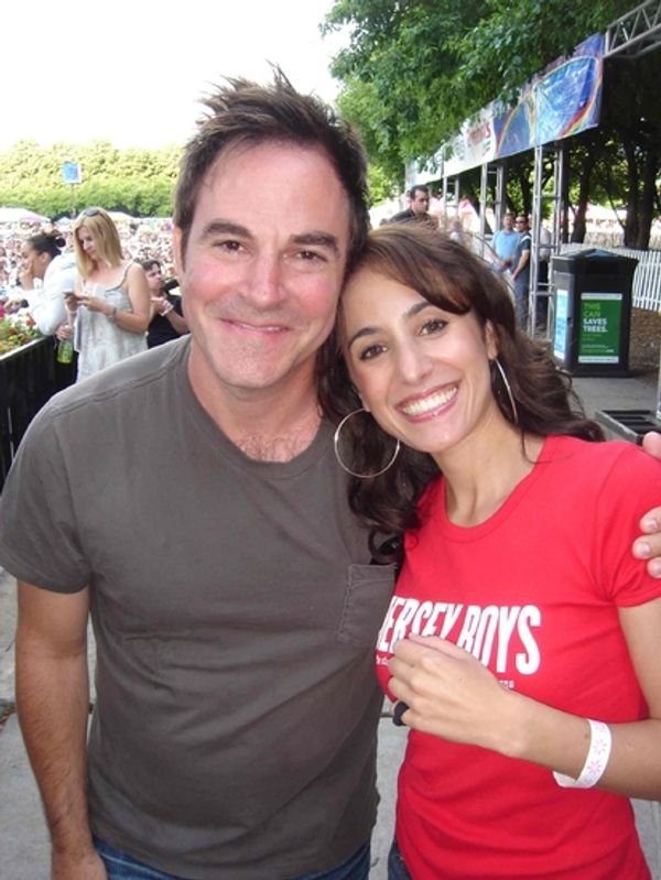Merissa Haddad (Jersey Boys) with Roger Bart (Young Frankenstein, the new Mel Brooks  Photo