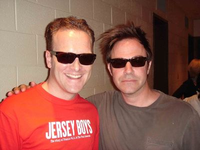Jared Bradshaw (Jersey Boys) with Roger Bart (Young Frankenstein, the new Mel Brooks  Photo