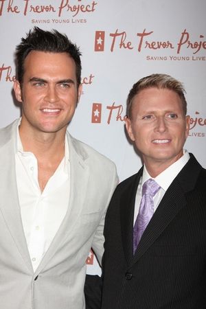 Cheyenne Jackson and Charles Robbins @ BroadwayWorld Cheyenne Jackson and Charles Robbins Photo