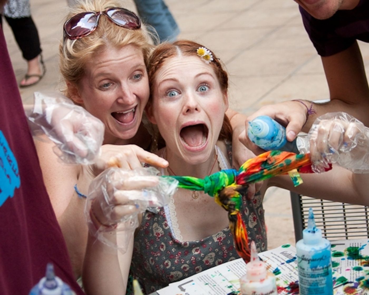 Photo Coverage: HAIR Cast Joins 'Broadway Kids Care' To Tie-Dye For Charity Photo Coverage: HAIR Cast Joins 'Broadway Kids Care' To Tie-Dye For Charity Image