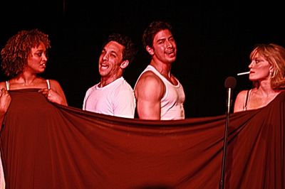 Ashmeret Ghebremichael, Jeffrey Schecter, Nick Adams and  Julie Tolivar Photo