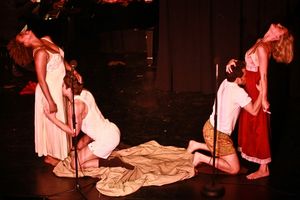 Ashmeret Ghebremichael, Nick Adams, Jeffrey Schecter and Julie Tolivar Photo