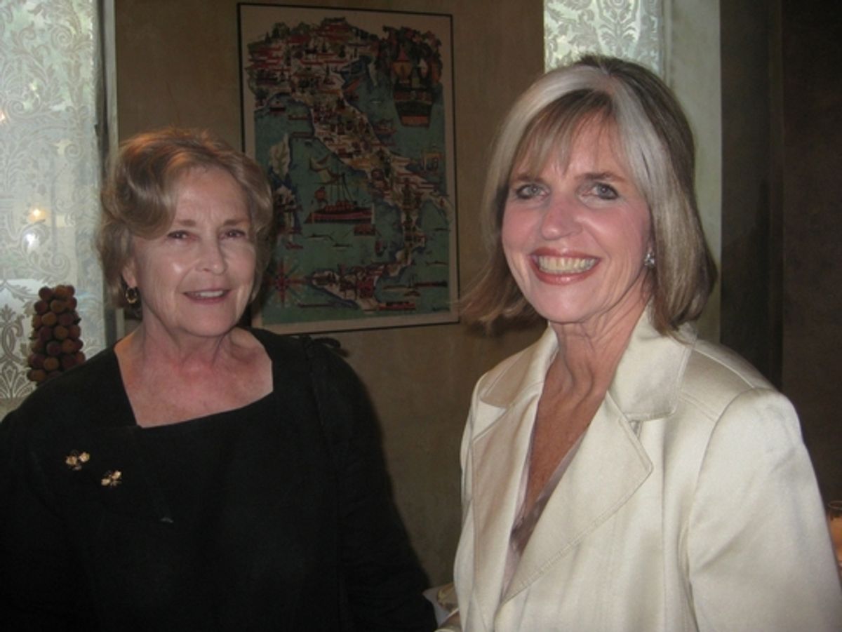 Grace Barry (Supporter, PGF-USA) and Diane Carpenter (Bridget Carpenter's mother) at 